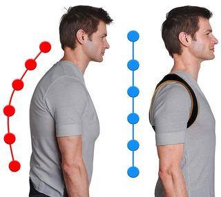 Corrector de postura unisex