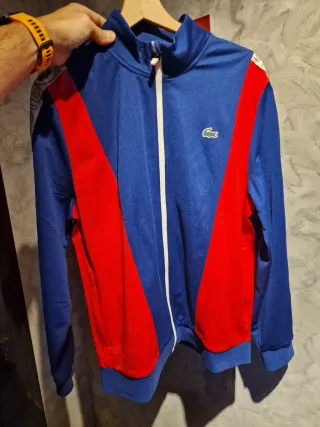 Chaqueta Lacoste Azul y Roja