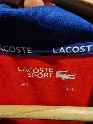 Chaqueta Lacoste Azul y Roja