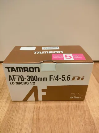 Objetivo Tamron AF 70-300mm F/4-5.6 Di Macro