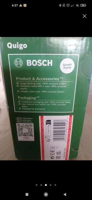 Bosch Quigo Nivel Láser Cruzado