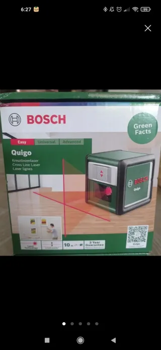 Bosch Quigo Nivel Láser Cruzado