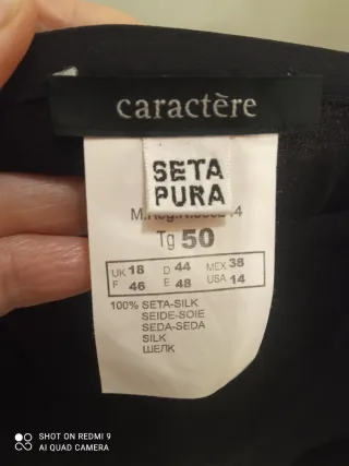 Gonna elegante in seta