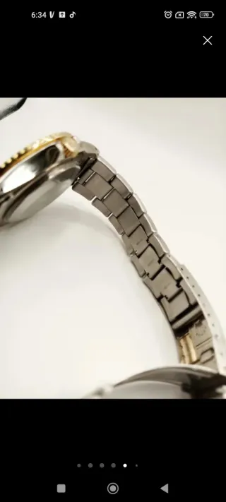 Orologio Rolex Nero e Oro subarimariner automatico