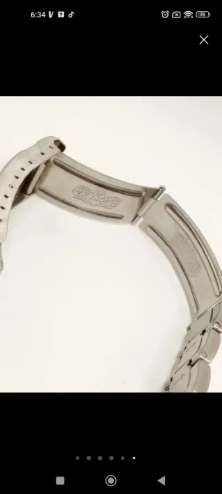 Orologio Rolex Nero e Oro subarimariner automatico