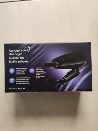 Asciugacapelli Pieghevole 1800-2200W