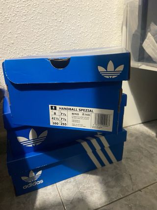 Zapatillas Adidas Handball Spezial Azul Marrón