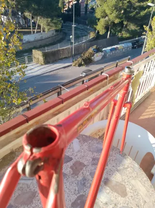 Cuadro Bicicleta Carretera Rojo