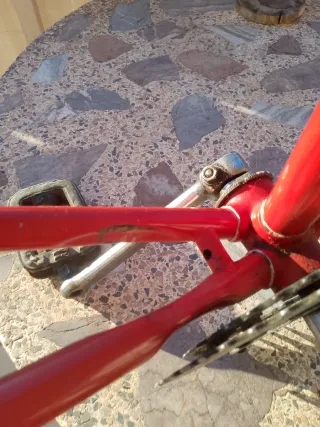 Cuadro Bicicleta Carretera Rojo