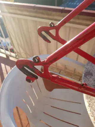 Cuadro Bicicleta Carretera Rojo