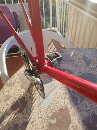 Cuadro Bicicleta Carretera Rojo