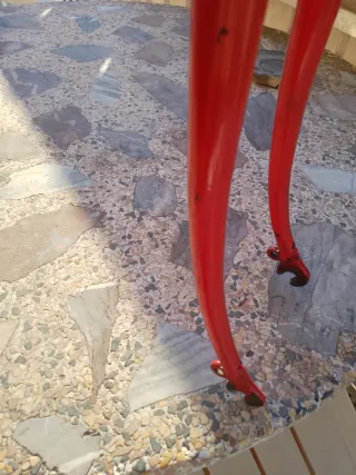 Cuadro Bicicleta Carretera Rojo