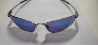 Gafas de Sol Azules y Plateadas