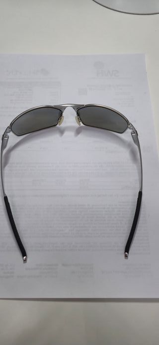 Gafas de Sol Azules y Plateadas