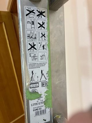 Escalera de obra para pintores