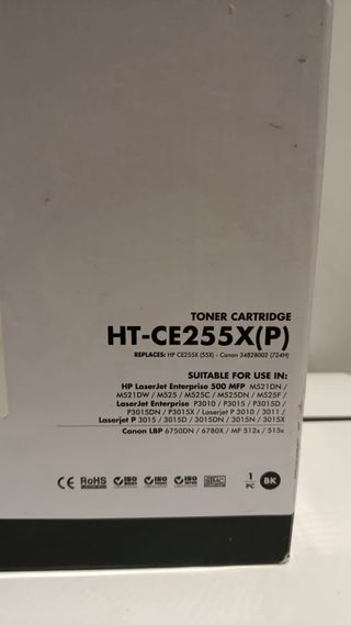 Cartucho Toner HT-CE255X(P) HP