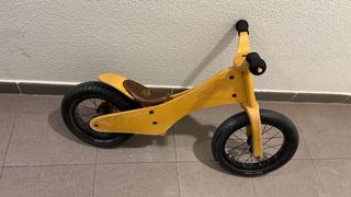 Bicicleta madera infantil sin ruedines