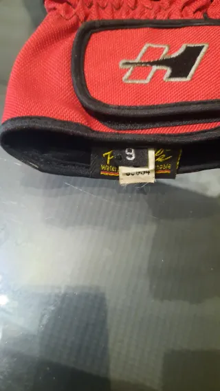 Guantes de moto Held rojos y negros