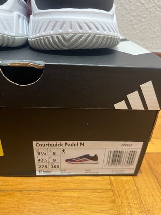 Zapatillas Adidas Padel Azul y Rojo