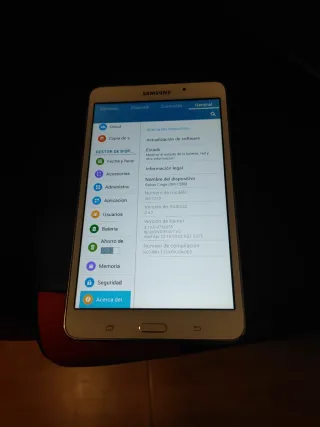 Tablet Samsung Galaxy 4 SM-T230 Blanca
