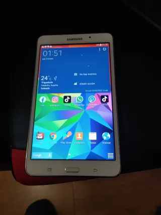 Tablet Samsung Galaxy 4 SM-T230 Blanca