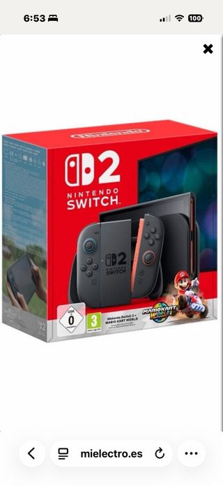 Nintendo Switch Gris + Mario Kart 8 Deluxe