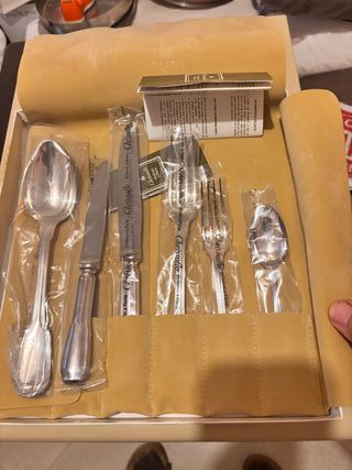 Christofle set 6 posate Chinon