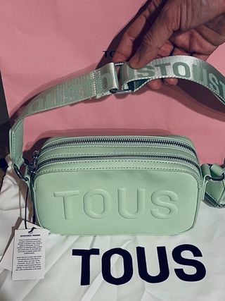 Bolso bandolera Tous verde