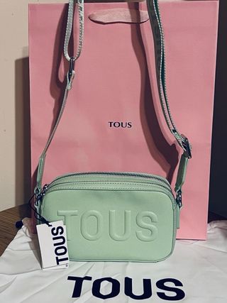 Bolso bandolera Tous verde