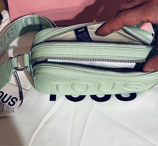 Bolso bandolera Tous verde