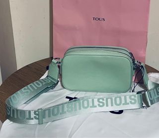 Bolso bandolera Tous verde
