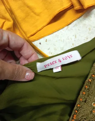 Conjunto 2 piezas verde y amarillo