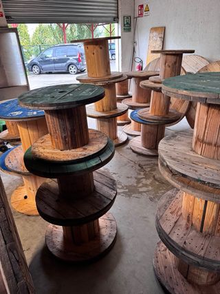 BOBINAS CARRETE MADERA CABLE CHILLPALET