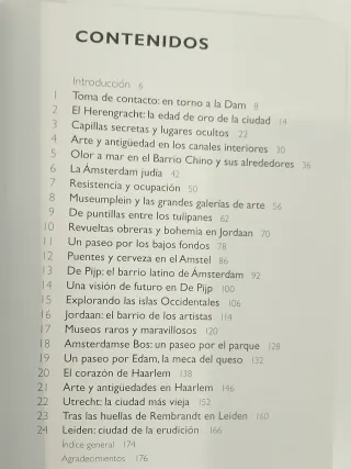 Guía de viaje '24 paseos por Ámsterdam' nueva