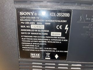 Televisión Sony KDL-26S2000