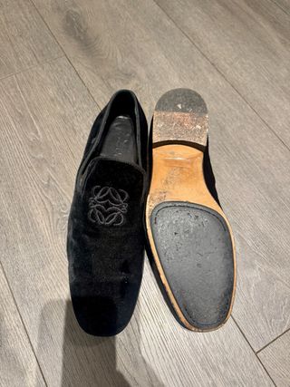 Mocasines Loewe Terciopelo Talla 41.5