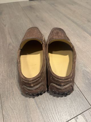 Mocasines Fendi Ante Cocodrilo Talla 41.5