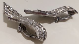 Pendientes vintage estilo art déco con circonitas