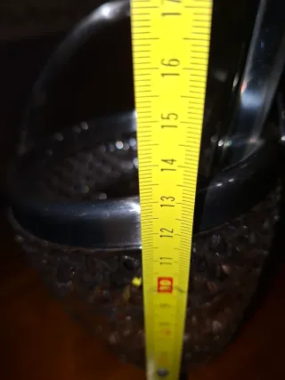 Secchiello portaghiaccio cristallo con manico