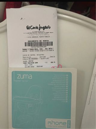 Trona Inglesina Zuma MHome