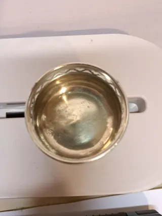 Ciotola in silver plated, placcato argento