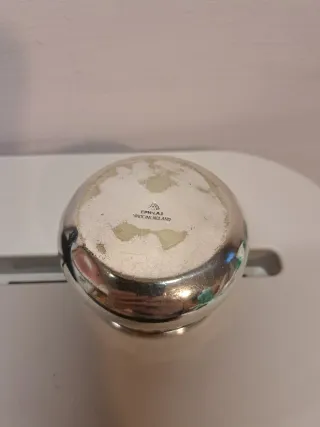 Ciotola in silver plated, placcato argento