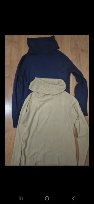 Lote 2 jerseys Antea cuello alto talla 44