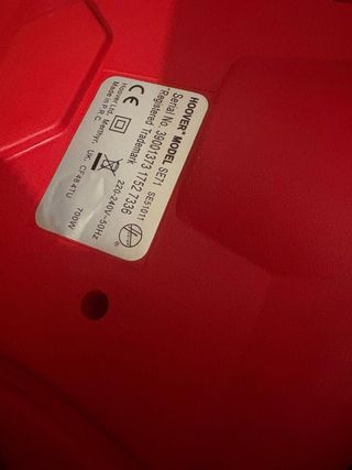 Aspiradora Hoover Roja