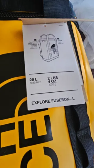 Zaino The North Face Explore Fusebox L Giallo