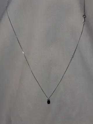 Collar y Colgante Zafiro y Diamantes