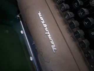 Máquina de escribir Remington antigua