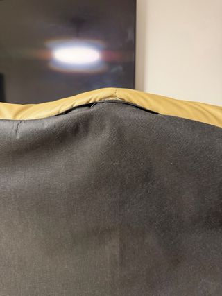 Cabecero de cama beige polipiel