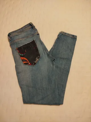 Vaqueros Zara Azul Talla 38