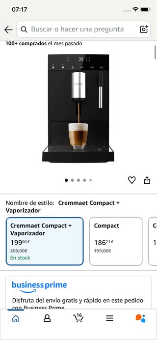 Cafetera Cecotec Superautomática Compacta